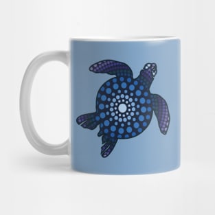 Blue Turtle Aboriginal Mug